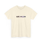Cat Mom T-Shirt — Cute Minimalist Cat Mom Tee