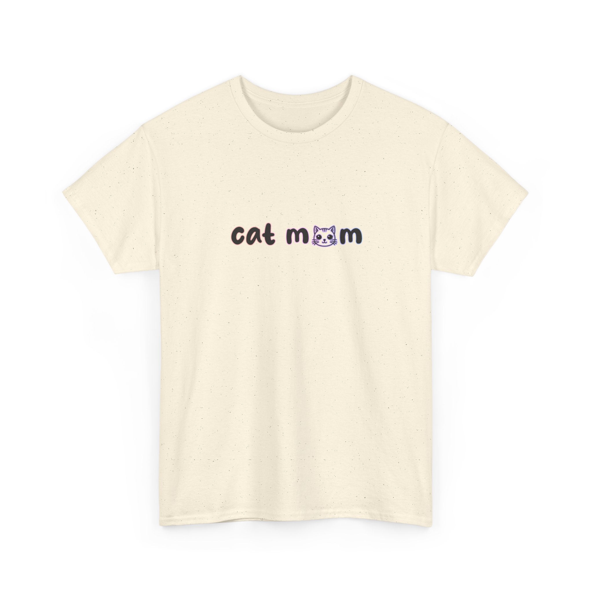 Cat Mom T-Shirt — Cute Minimalist Cat Mom Tee