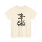 Peak Bagging Tee — 'Peak Bagging Is a Lifestyle' Hiking T‑Shirt