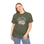Relaxing Tea Illustration T-Shirt — "Breathe in, Exhale Doubt" Comfort Tee