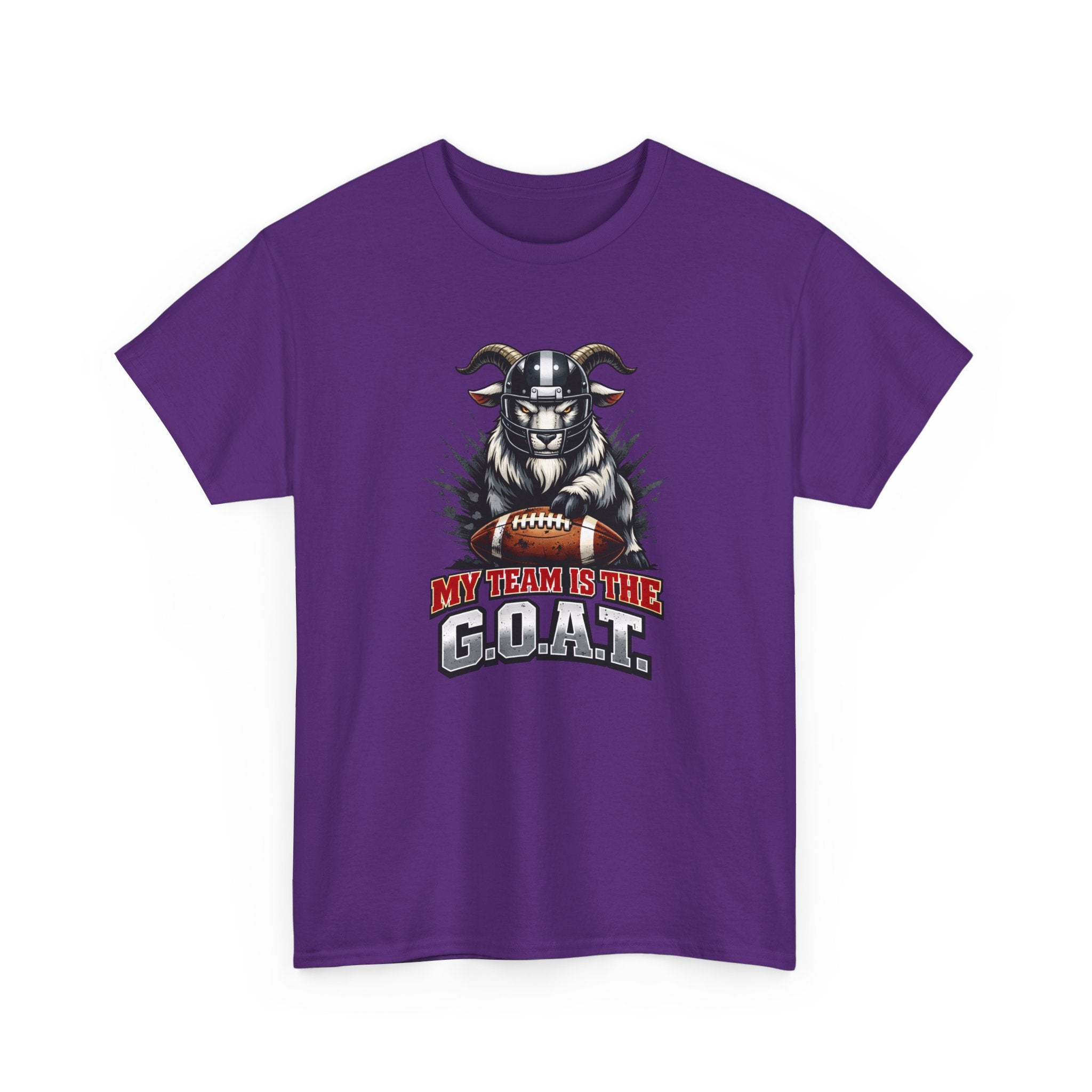 GOAT Football Tee - "My Team Is The GOAT" Graphic T-Shirt
