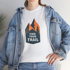 Find Your Trail T‑Shirt — Mountain Hiking Adventure Tee