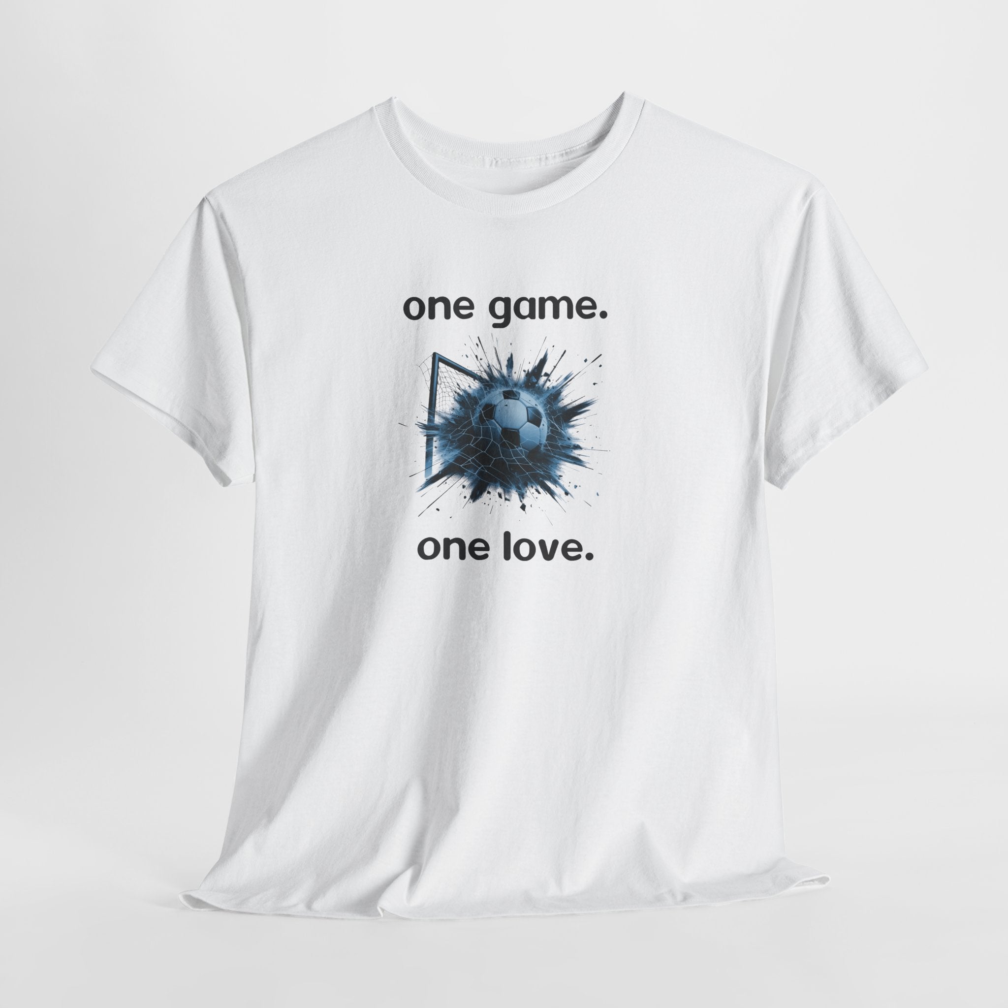 One Game. One Love. T-Shirt — Football Soccer Graphic Tee