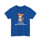 Kitten Soccer T‑Shirt - I Just Hope Both Teams Have Fun Funny Shirt For Soccer Fans