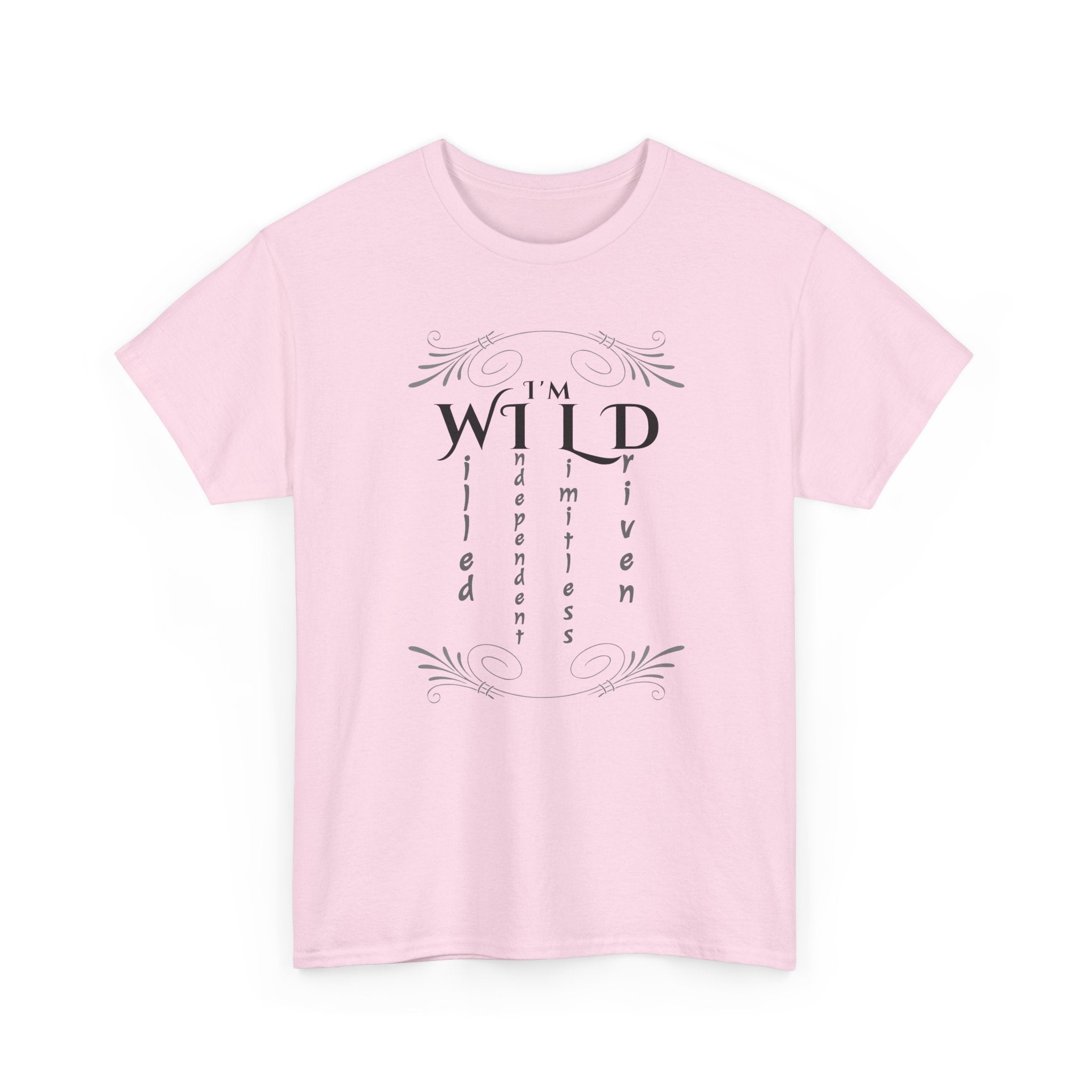 Wild Spirit Tee — "I’m Wild" Minimalist Graphic T-Shirt
