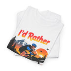 Cycling T-Shirt — "I'd Rather Be Riding" Graphic Tee
