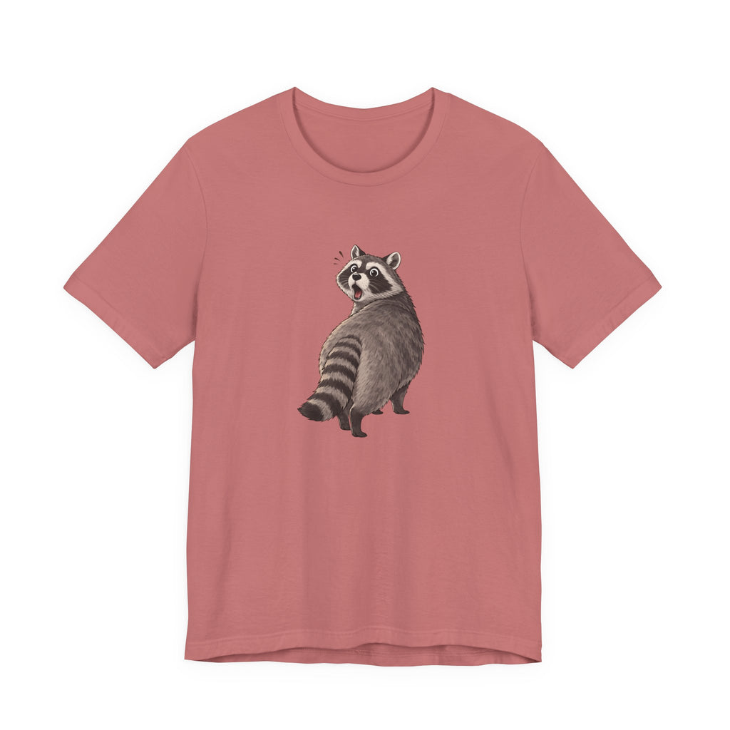 Raccoon Lookover T‑Shirt — Funny Woodland Animal Tee