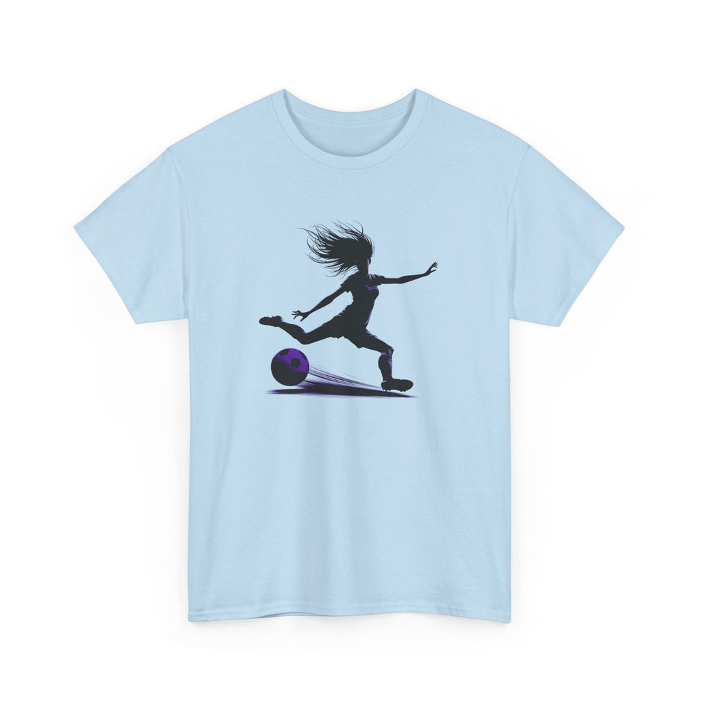 Girls Soccer Silhouette T-Shirt – Soccer Player Graphic Tee