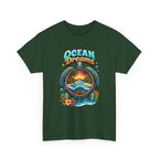 Ocean Dreams T‑Shirt — Tropical Sunset Sea Turtle Graphic Tee