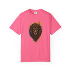 Lion Head T-Shirt — Artistic Tribal Lion Face Tee