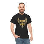 Born to Ride T‑Shirt — Motorcycle Wings Graphic Tee
