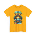Ocean Dreams T‑Shirt — Tropical Sunset Sea Turtle Graphic Tee