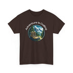 Adventure Is Calling Hiking T‑Shirt — Mountain Boots Outdoor Tee