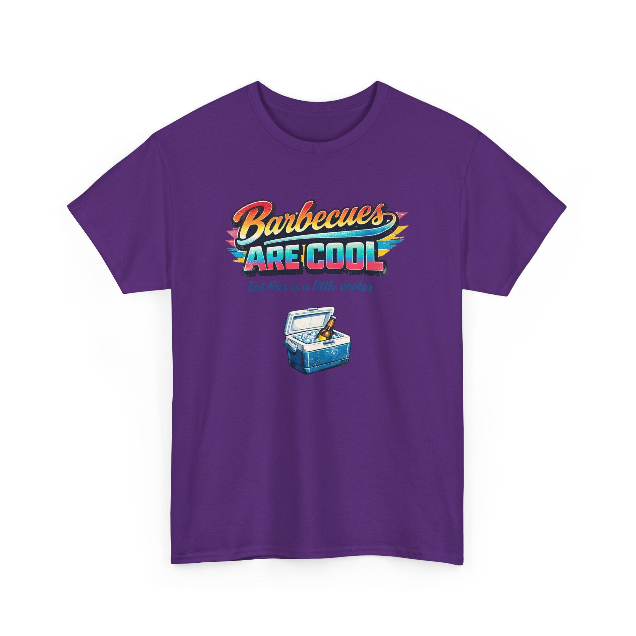Barbecues Are Cool but this is a little cooler Funny Retro BBQ Tee