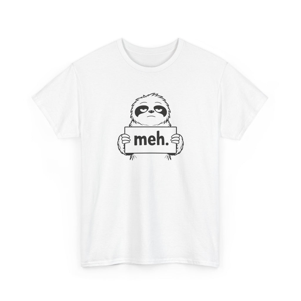 Sloth "meh." Graphic Tee - Cute Casual Funny T-Shirt