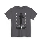 Running Silhouette T‑Shirt – One Mile At A Time Graphic Tee