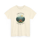 Hike More Worry Less T-Shirt — Nature Hiking Graphic Tee