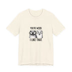 You're Weird I Like That T‑Shirt — Cute Pug Illustration Tee
