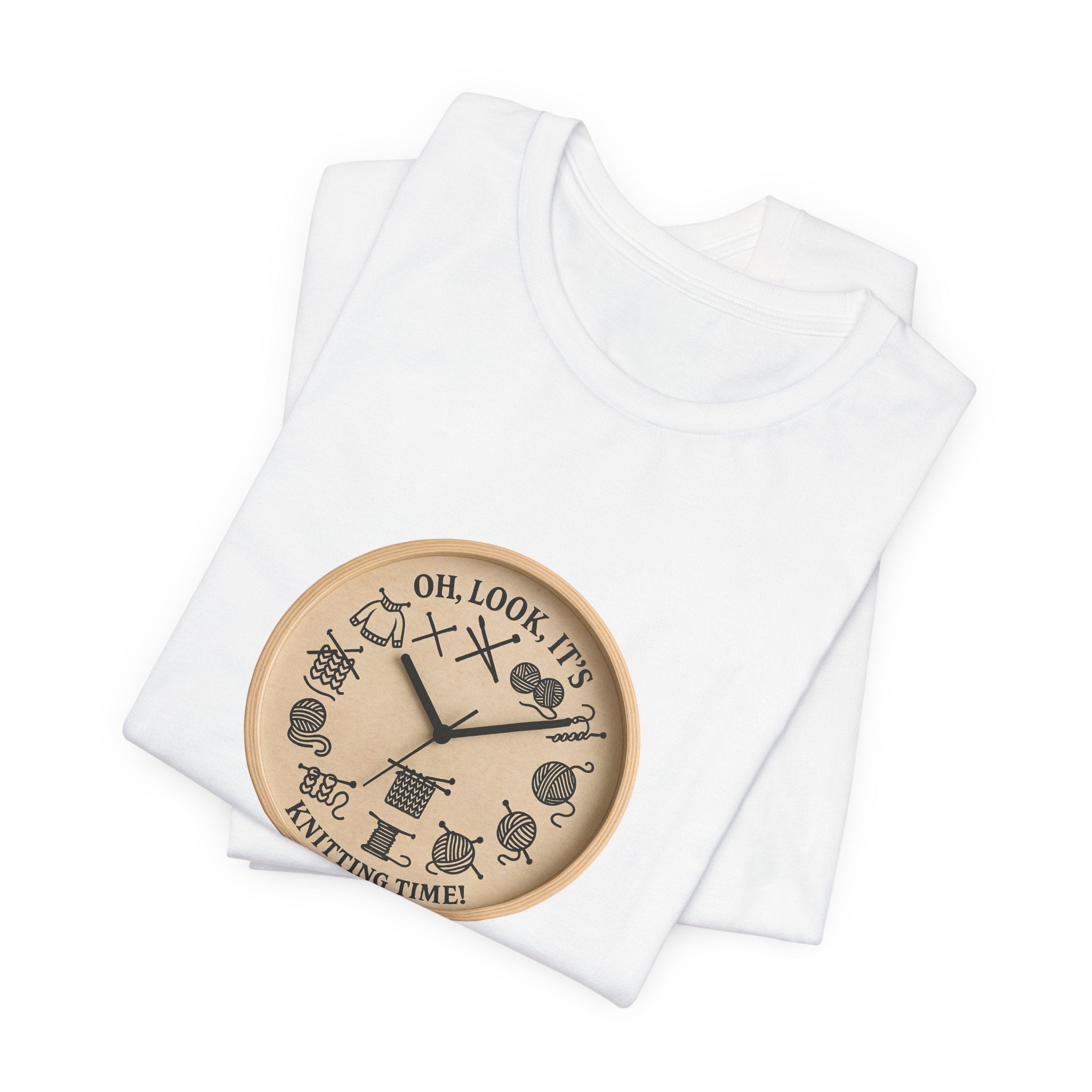 Knitting Time T-Shirt — "Oh, Look, It’s Knitting Time!" Graphic Tee
