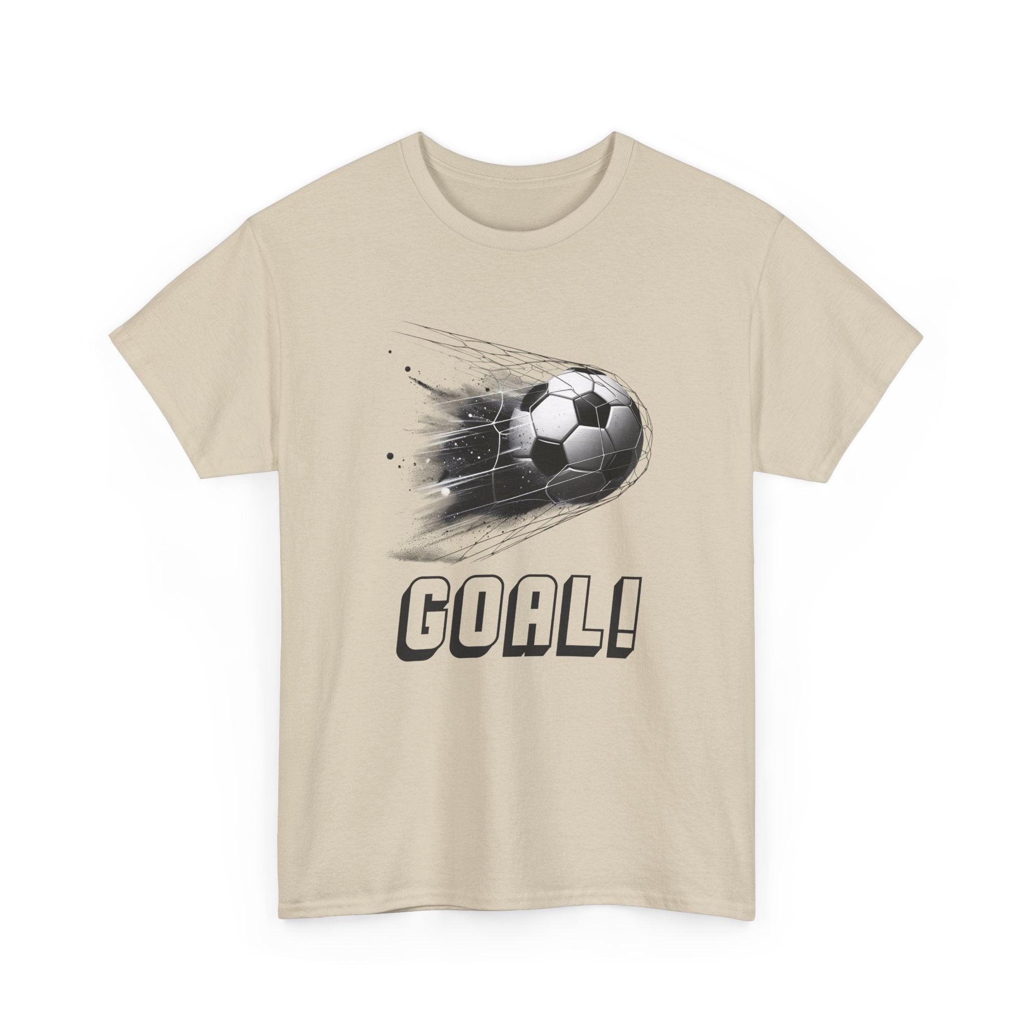 Football Soccer 'GOAL!' Graphic Tee - Fast Ball Design, Soccer Fan Shirt