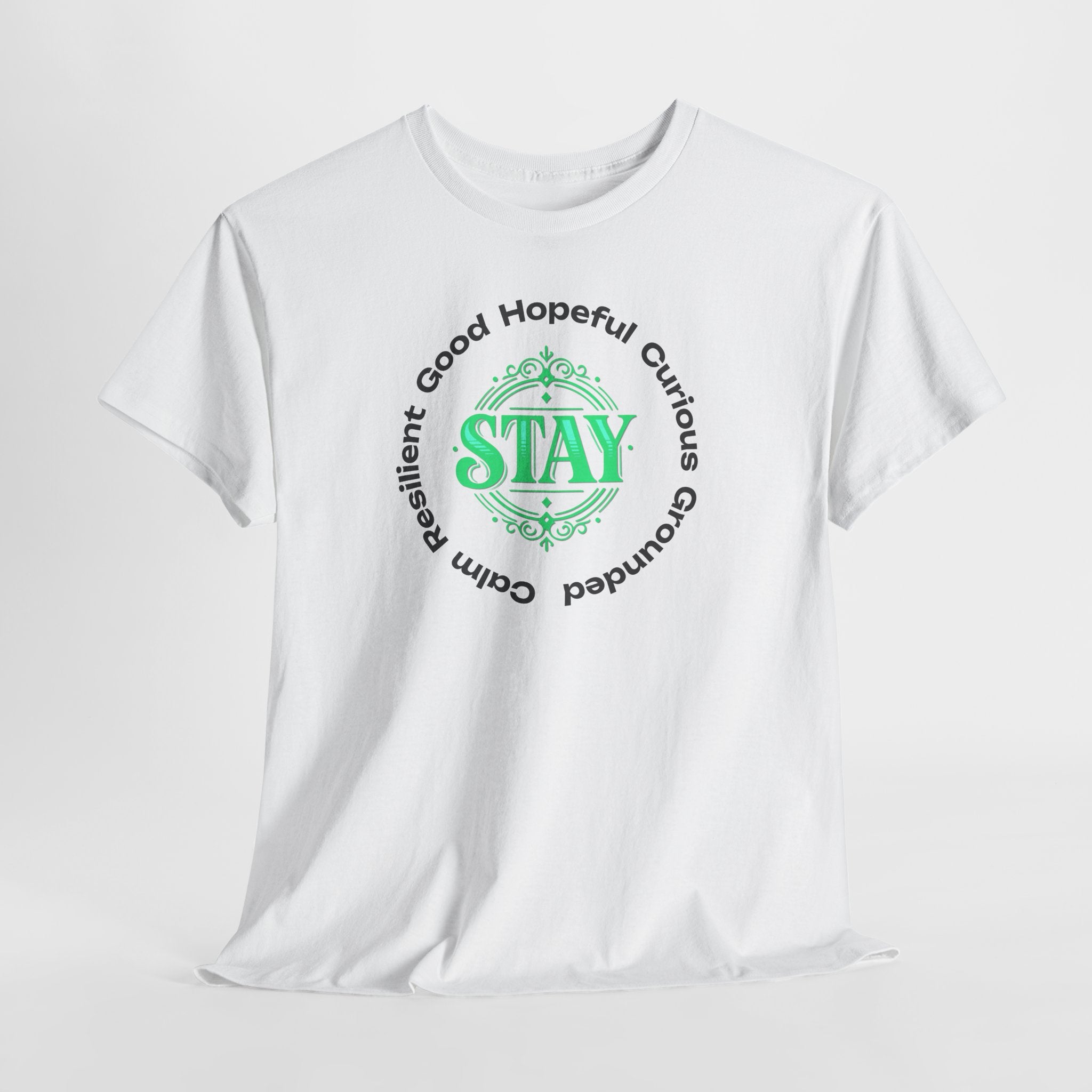 Stay Positivity Tee — "STAY" Positive Mindset Graphic T-Shirt