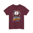 Beat the Buzzer Basketball T-Shirt — Sporty Countdown Graphic Tee