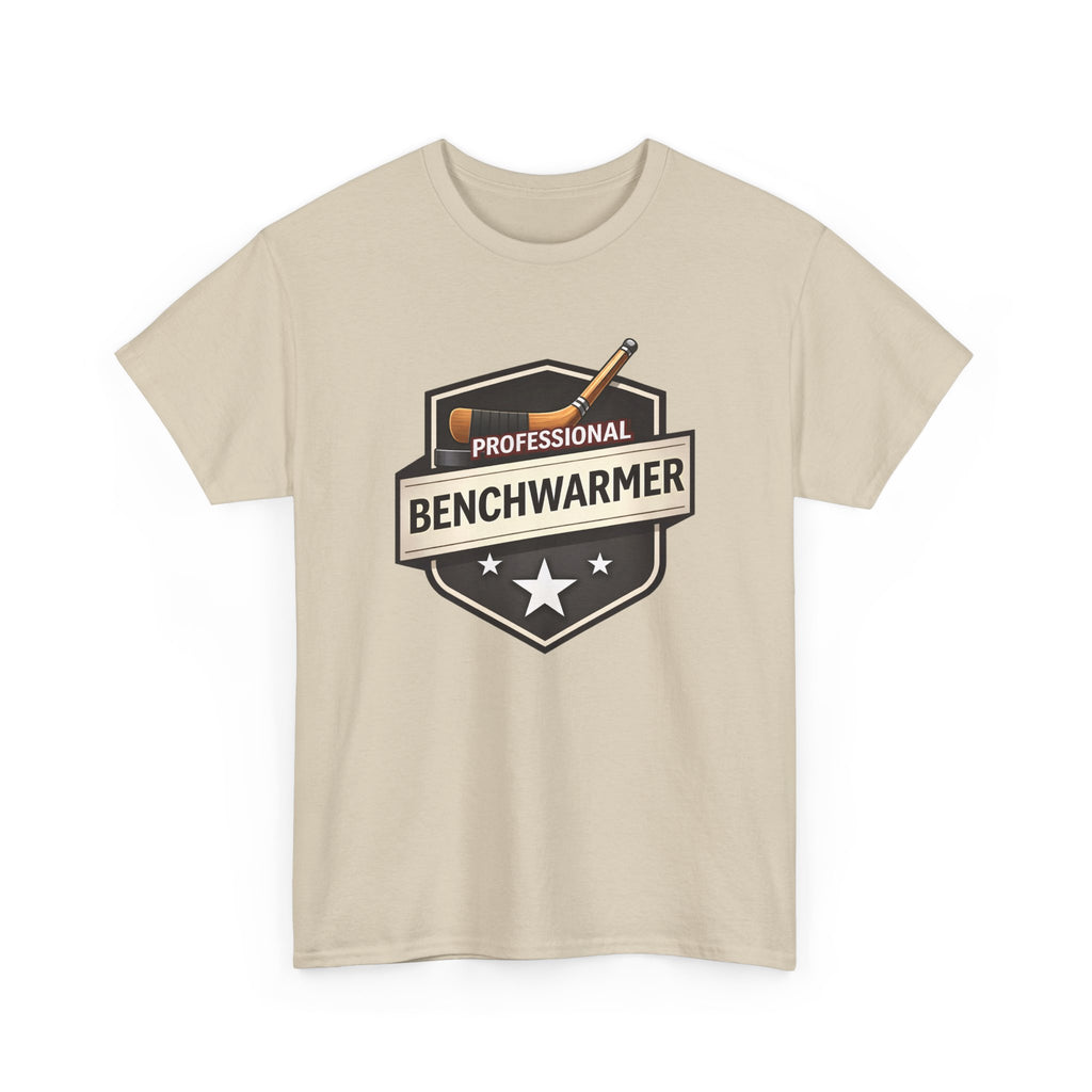 Professional Benchwarmer Hockey T‑Shirt – Funny Sports Gift Tee for Coaches & Fans