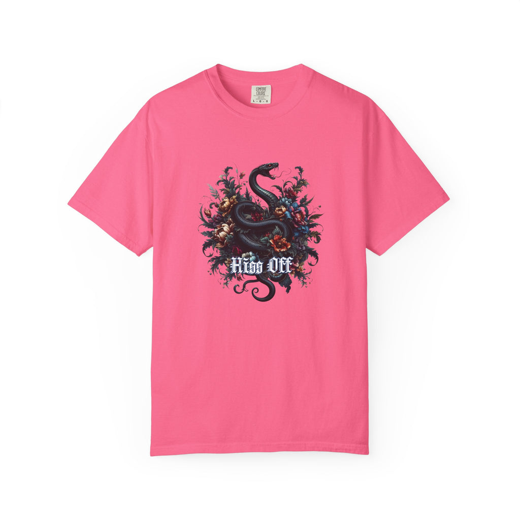 Snake Floral 'Hiss Off' T-Shirt
