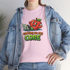 Working on My Core Funny Exercise T-Shirt —  Retro Apple Fitness Tee