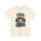 Ocean Dreams T‑Shirt — Tropical Sunset Sea Turtle Graphic Tee