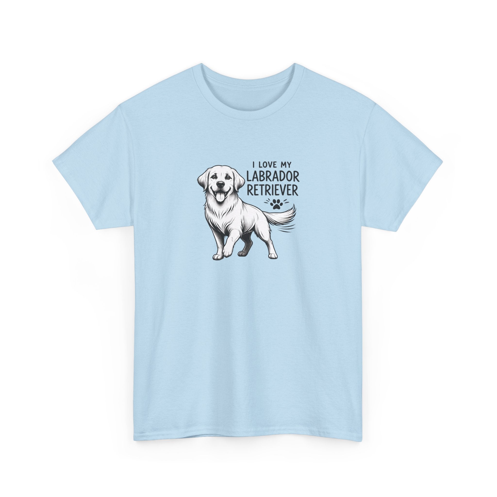 Labrador Retriever T-Shirt — "I Love My Labrador Retriever" Dog Lover Tee
