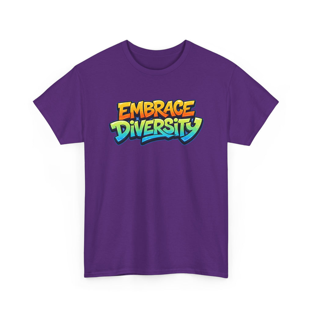 Embrace Diversity T-Shirt — Colorful Graffiti Pride Tee