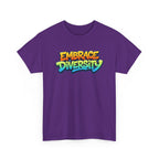 Embrace Diversity T-Shirt — Colorful Graffiti Pride Tee
