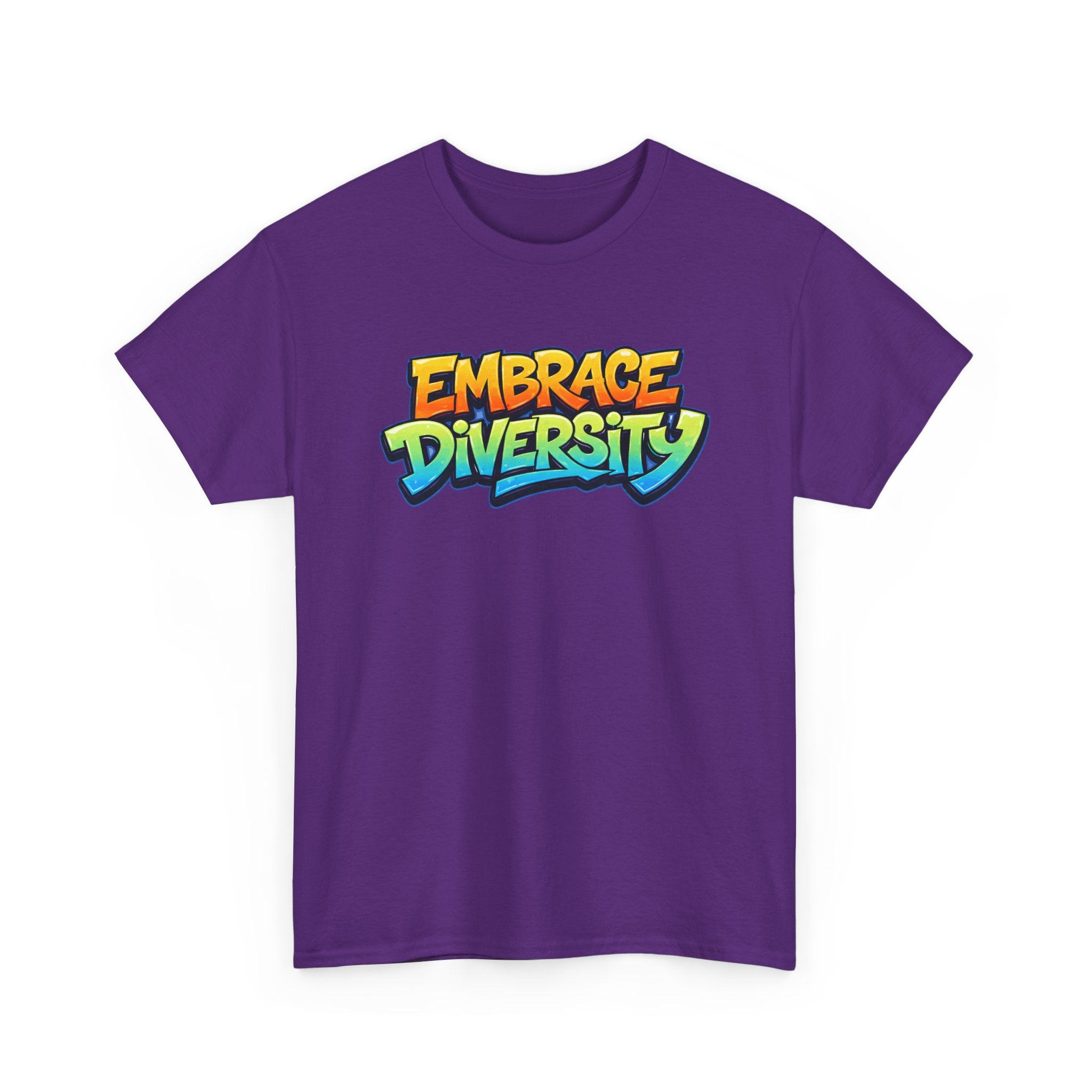 Embrace Diversity T-Shirt — Colorful Graffiti Pride Tee