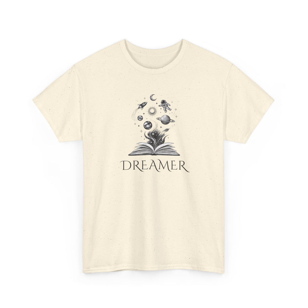 Dreamer T‑Shirt — Illustrated Book & Space Design