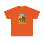 Slow Down Turtle Sloth & Snail V-Neck Tee — "Enjoy Life a Little" Relaxed Graphic Shirt