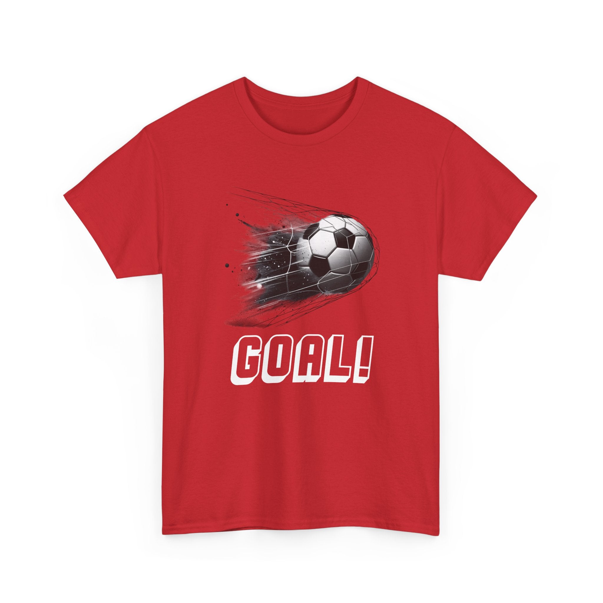 Football Soccer 'GOAL!' Graphic Tee - Fast Ball Design, Soccer Fan Shirt