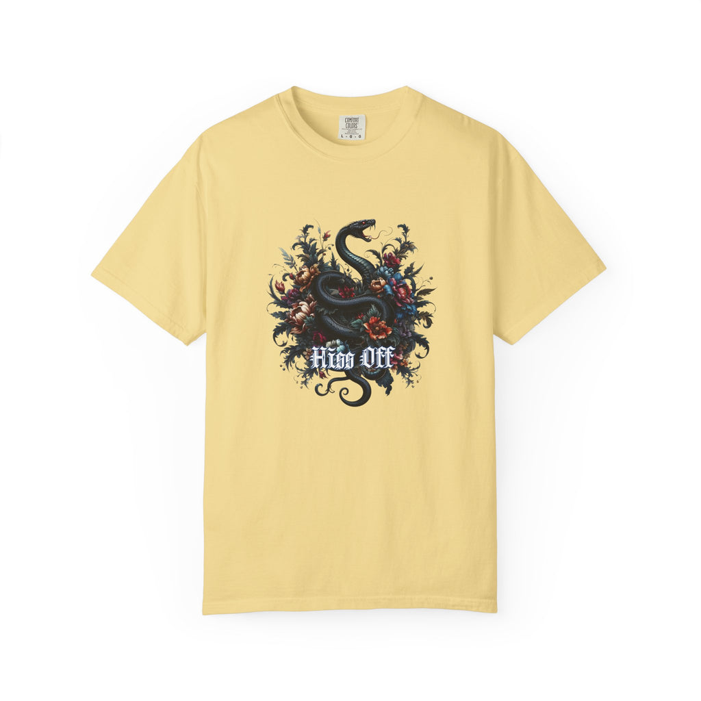 Snake Floral 'Hiss Off' T-Shirt