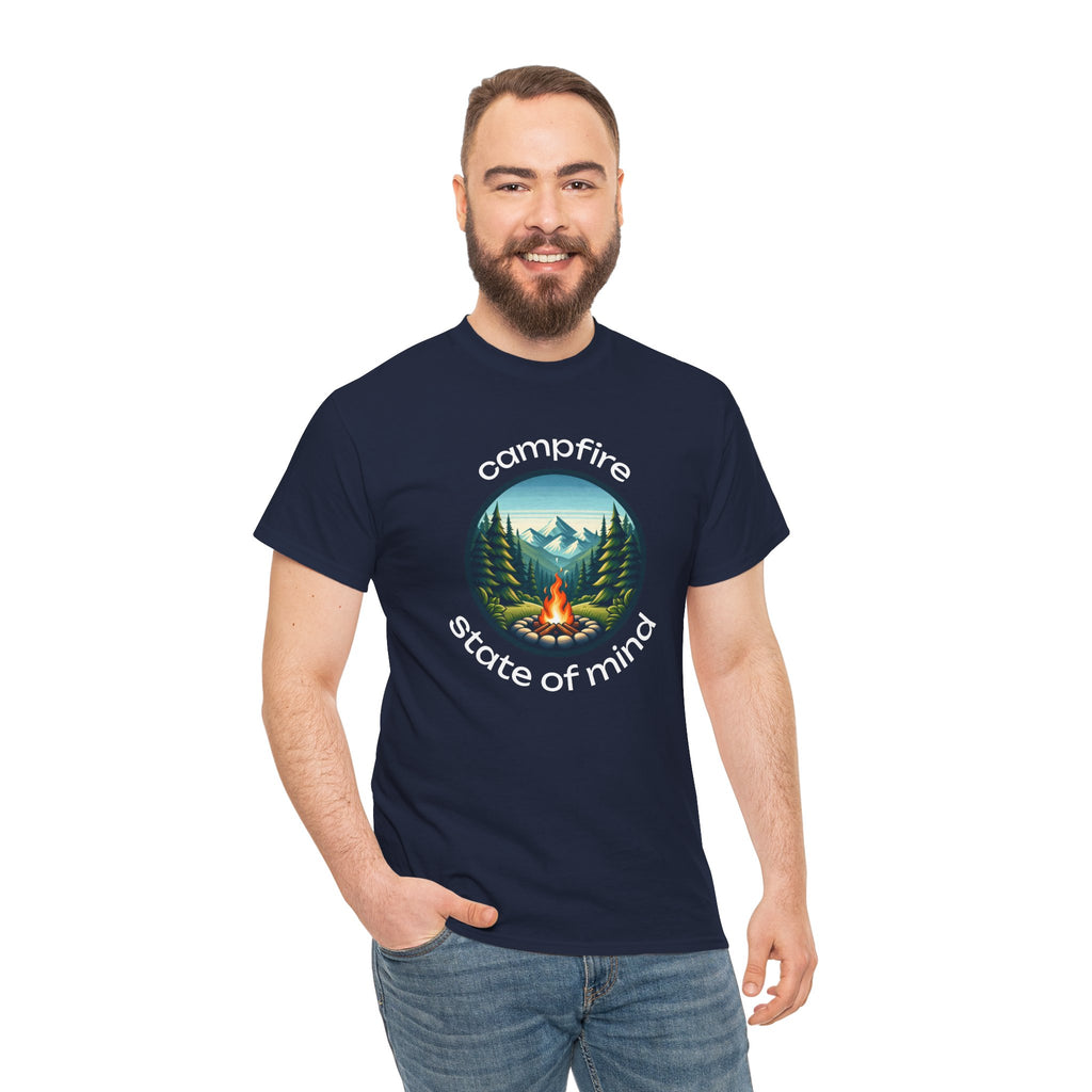Campfire State of Mind T-Shirt — Outdoor Camping Graphic Tee