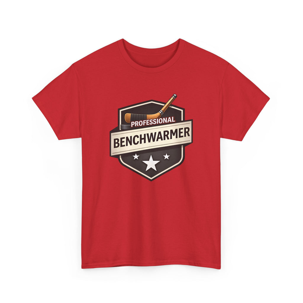Professional Benchwarmer Hockey T‑Shirt – Funny Sports Gift Tee for Coaches & Fans