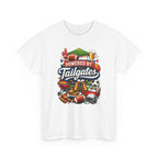 Powered By Tailgates T‑Shirt - Graphic Tee For Sports Fans