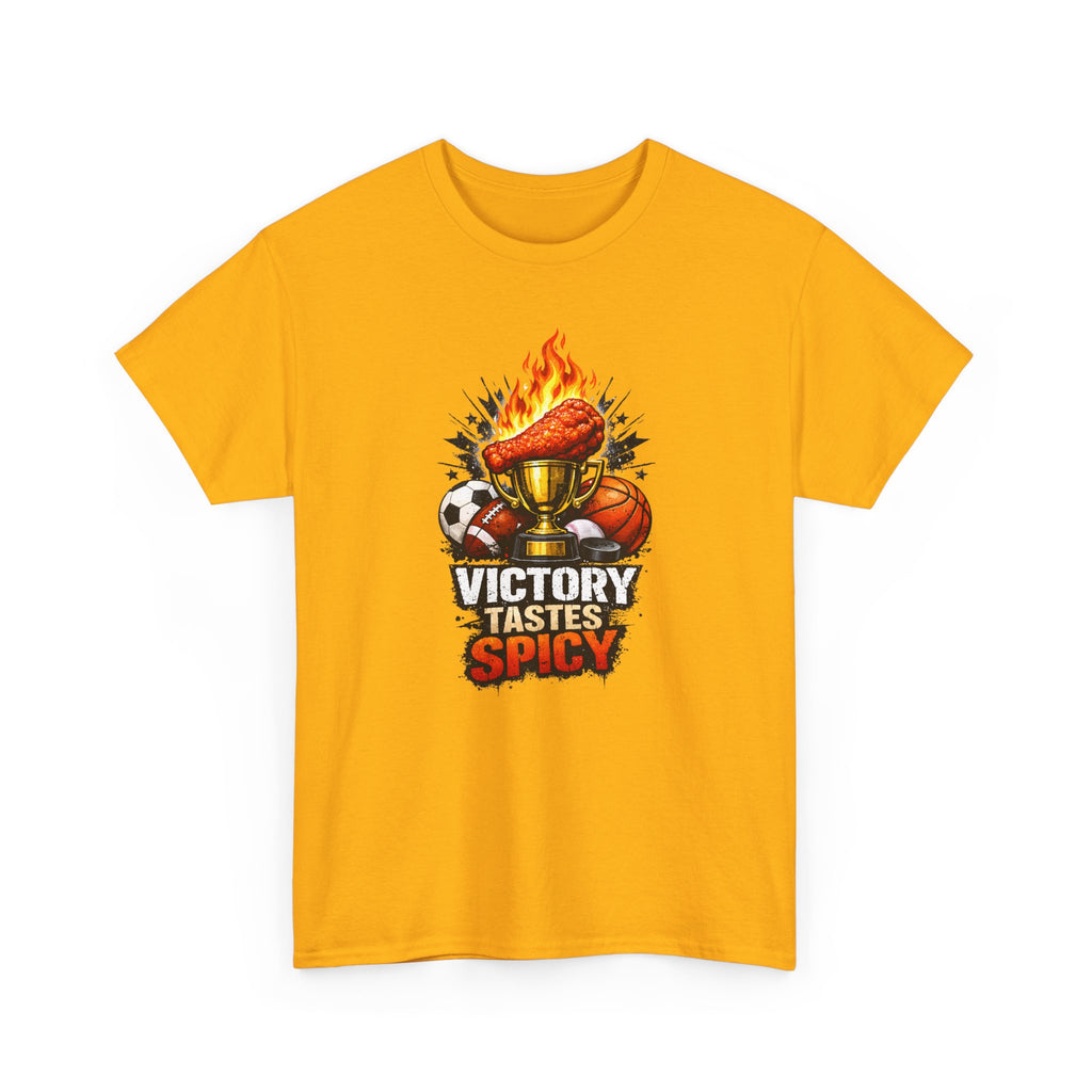 Victory Tastes Spicy Funny Sports Fan Wing T-Shirt