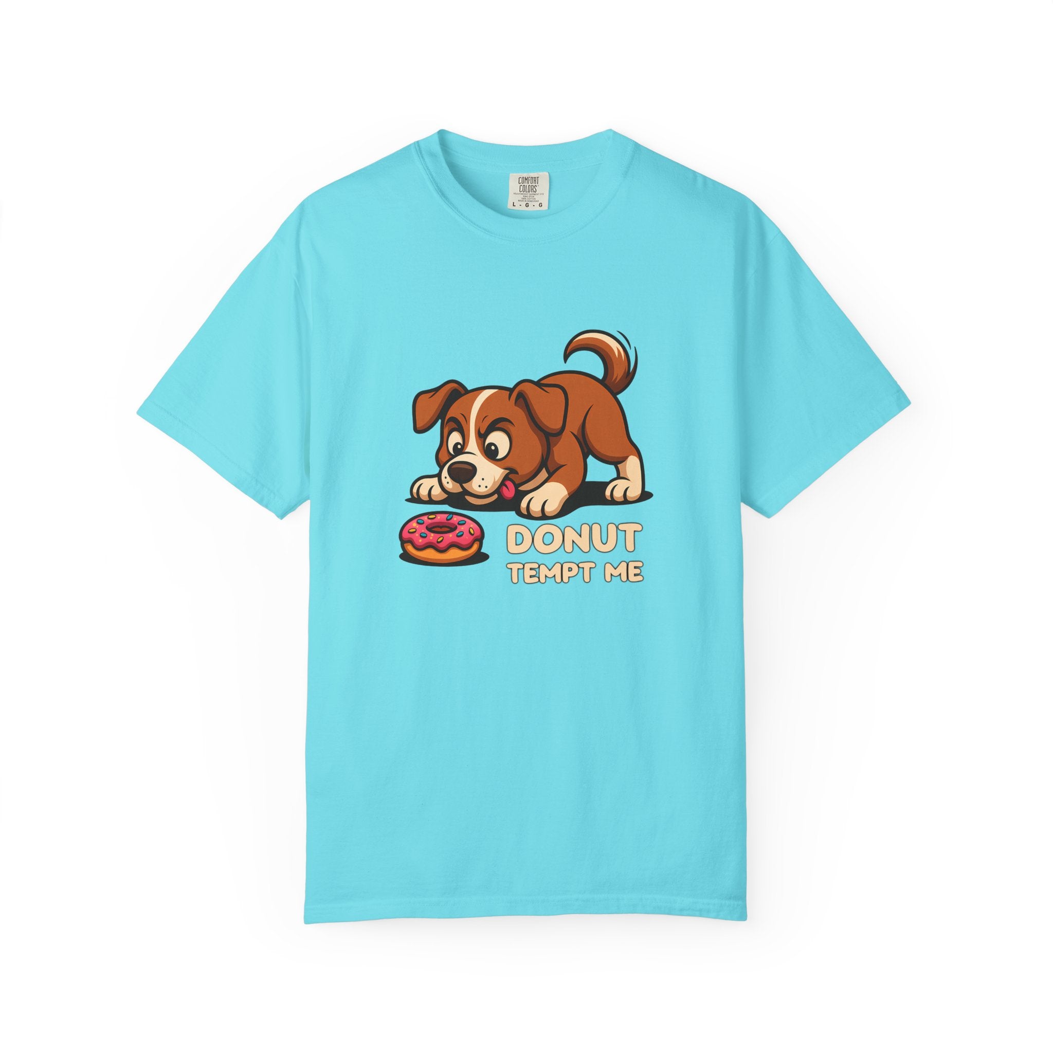 Donut Tempt Me T-Shirt — Cute Puppy & Donut Graphic Tee