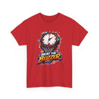 Beat the Buzzer Basketball T-Shirt — Sporty Countdown Graphic Tee