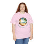 Beach Scene Tee — 'Vacation State of Mind' Tropical Palm Graphic T-Shirt