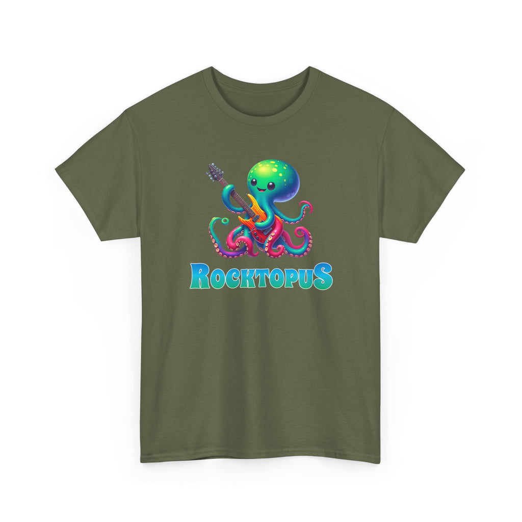Rocktopus T-Shirt — Cute Octopus Playing Guitar Graphic Tee