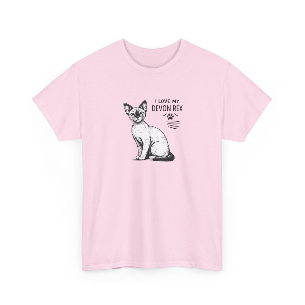 Devon Rex Cat T-Shirt — I Love My Devon Rex Graphic Tee