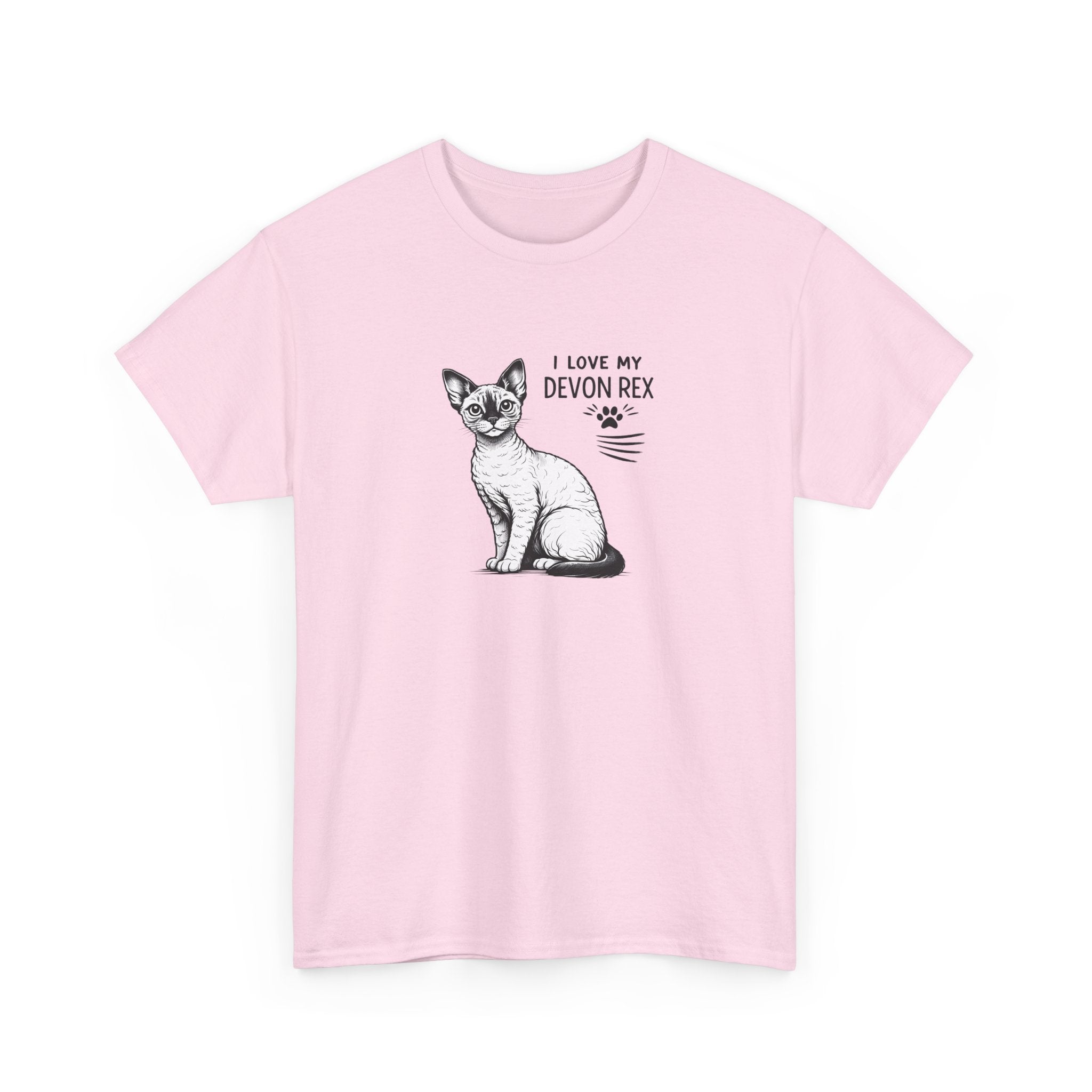Devon Rex Cat T-Shirt — I Love My Devon Rex Graphic Tee