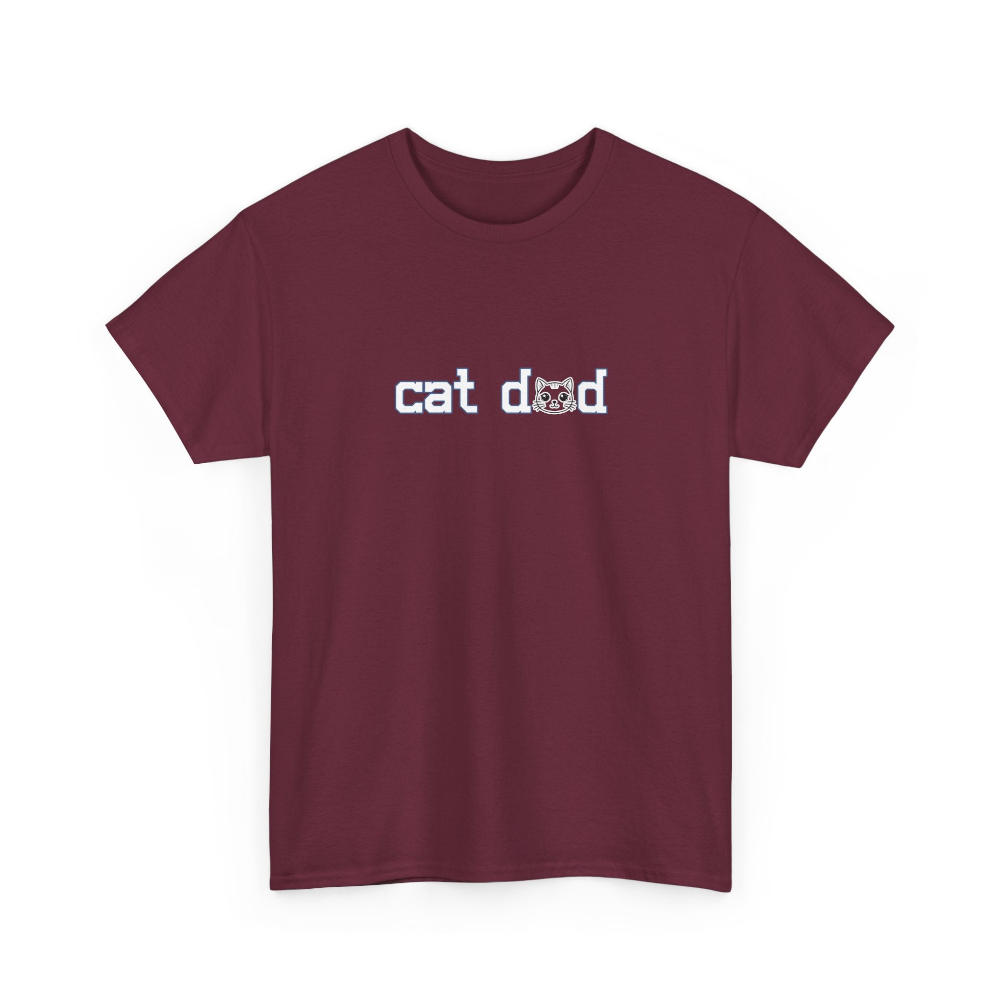 Cat Dad T‑Shirt — Minimalist Funny Cat Lover Tee