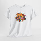 Stay Weird T-Shirt — Retro Rainbow Graphic Tee